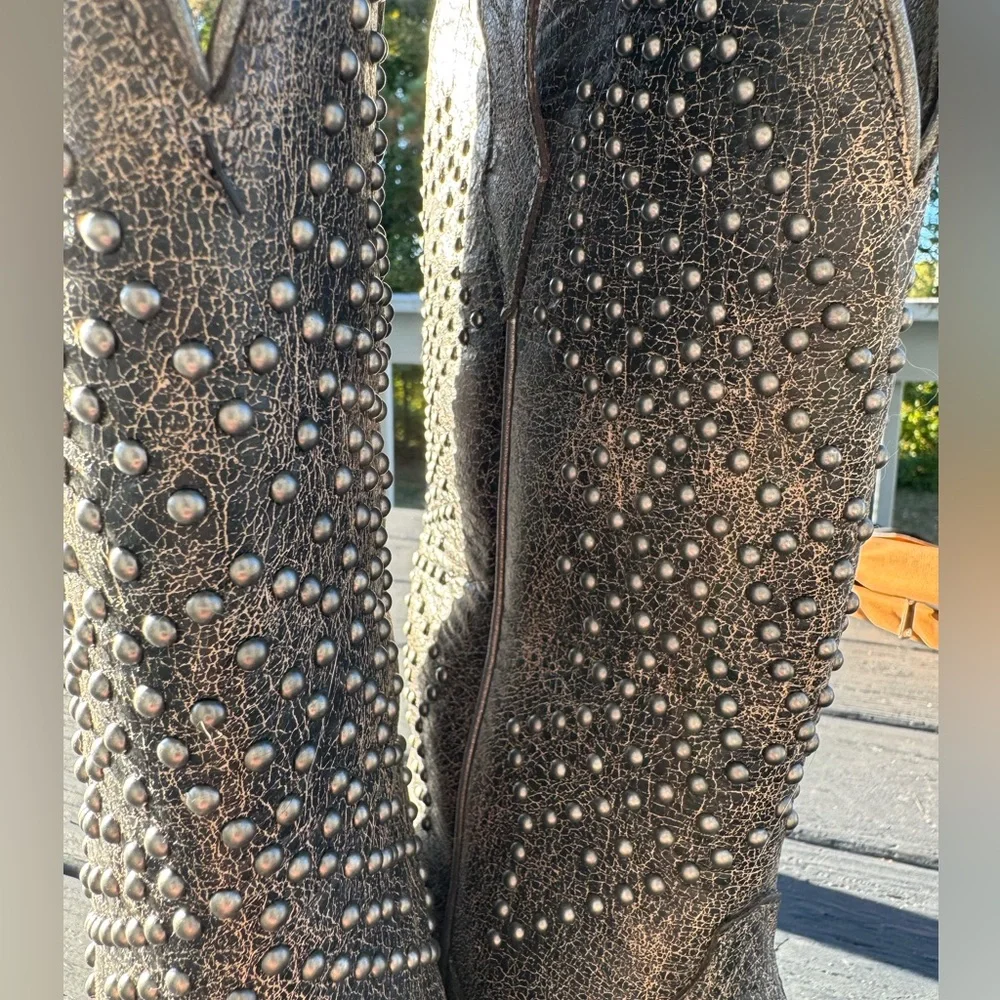 Ariat Lakyn Studded Western Cowboy Boots Woman’s 7B - Picture 6 of 8